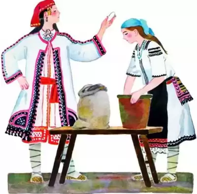 Мордовская сказка – Девушка-березка